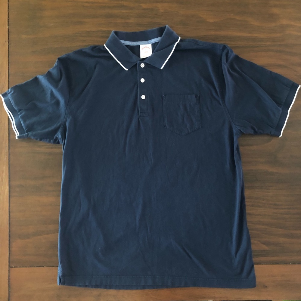 Brooks Brothers Navy Polo Large